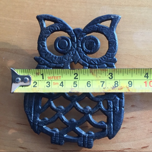 🦉Small cast iron owl trivet VTG 🦉 - Picture 3 of 7
